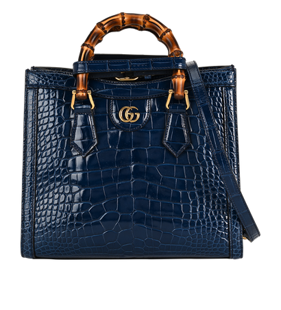 Medium Diana, &pound;3,500, Handbags, Blue, Leather, Front view